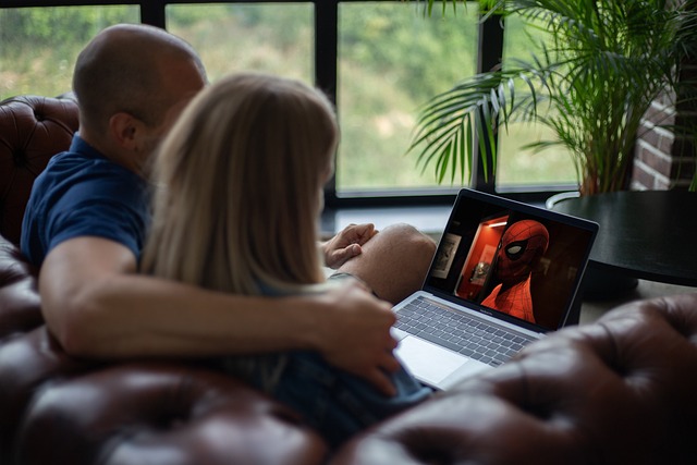 watching a movie